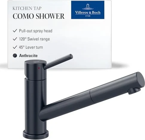 Villeroy & Boch Como Shower HD anthracite