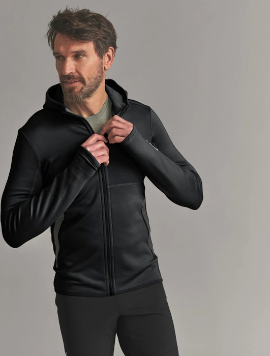 Ortovox Fleece Hoody Funktionsjacke black raven (Herren)