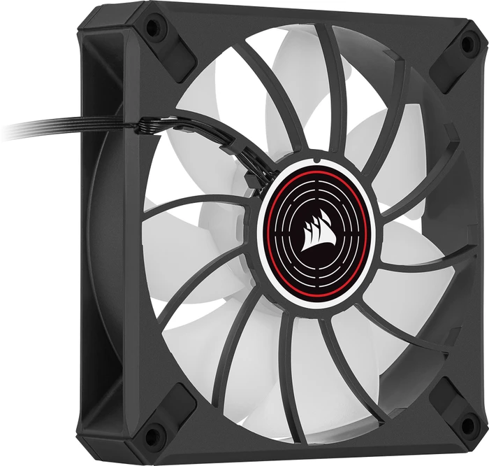 Corsair ML Series ML120 LED Elite Red, schwarz, 120mm