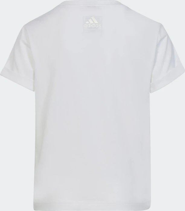 adidas Dance Knotted T-Shirt kurzarm white/silver metallic (Junior)