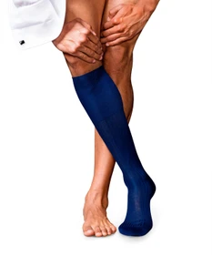 Falke No. 10 Pure Fil d'Écosse Socken royal blue (Herren)