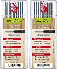Pica-Marker Dry Set Schreiner Bleistiftmine H 2.8mm graphit, 10er-Pack