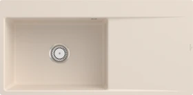 Villeroy & Boch Subway Style 60 flat flächenbündig Becken links ivory