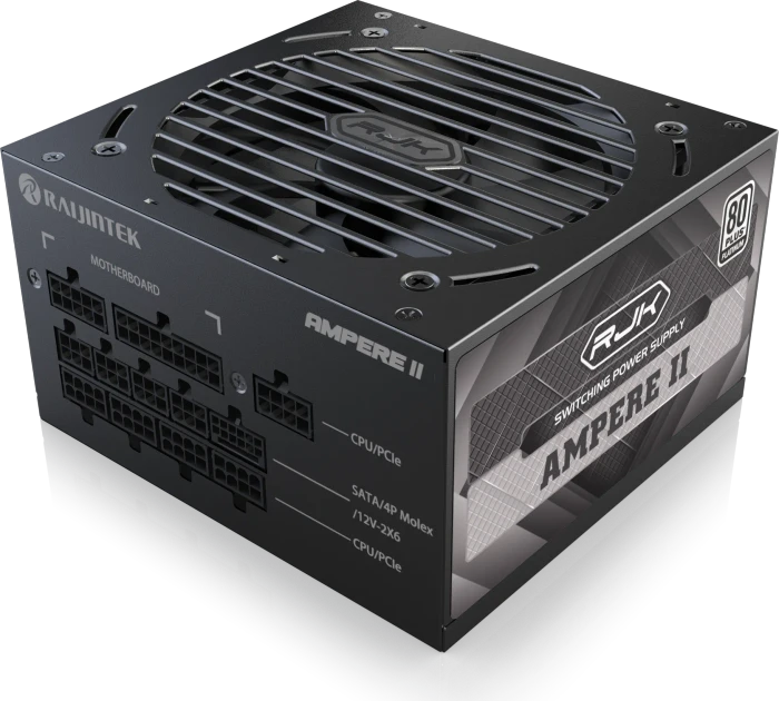 Raijintek AMPERE II 1000 BLACK 1000W, ATX 3.1