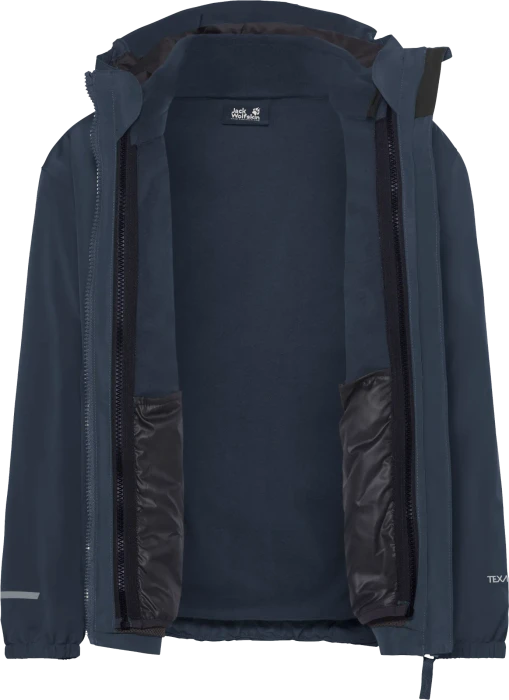 Jack Wolfskin Iceland 3in1 Funktionsjacke midnight sky (Junior)