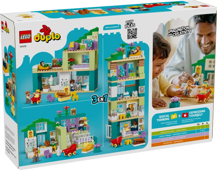 LEGO DUPLO - Modernes Familienhaus mit Figuren 3-in-1-Set