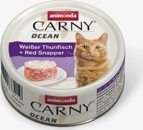 animonda Carny Ocean weißer Thunfisch und Red Snapper, 80g