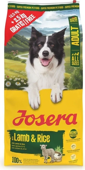 Josera Adult, Lamm & Reis, (12.5 kg+ 2.5kg), 15kg