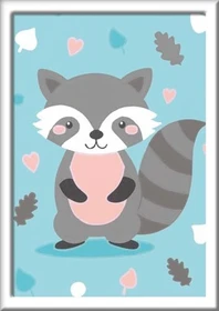Ravensburger Malen nach Zahlen Süßer Waschbär