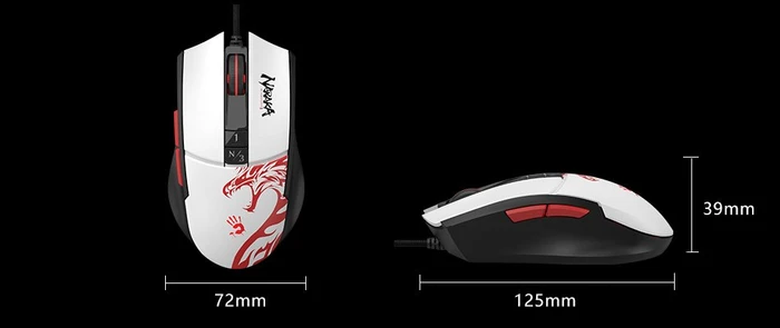 A4Tech Bloody L65 MAX RGB Gaming Mouse, Naraka Bladepoint, USB