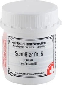 Apofaktur Schüßler Nr. 6 Kalium sulfuricum D6 Tabletten, 400 Stück