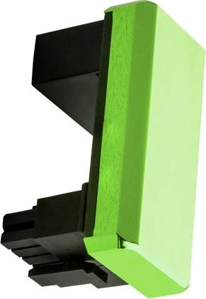 CableMod 12VHPWR Winkeladapter 180 Grad, Variante B, Sense-Pins an der Oberseite, grün