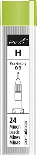 Pica-Marker Fine Dry Set Bleistiftmine H 0.9mm graphit, 24er-Pack