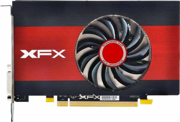XFX Radeon RX 550 Slim Single Slot, 4GB GDDR5, DVI, HDMI, DP