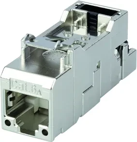 Telegärtner AMJ-S Modul T568B, RJ-45/RJ-11/RJ-12 Cat6a, feldkonfektionierbar, 2er-Pack