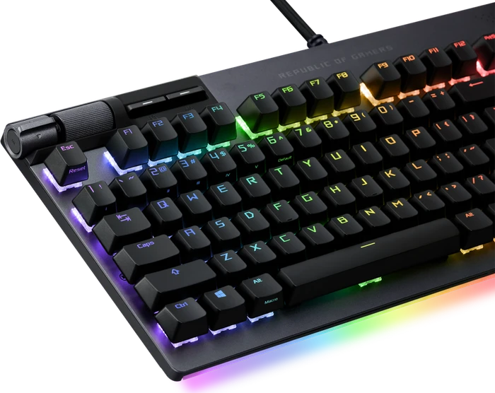 ASUS ROG Strix Flare II Animate, PBT, ROG NX RED, USB, DE