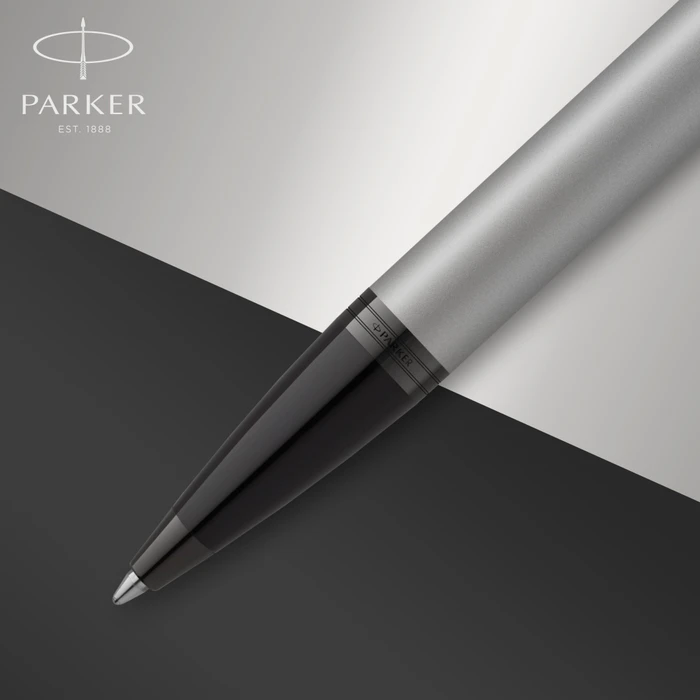 Parker IM Monochrome Kugelschreiber matte grey/schwarz, Geschenkbox