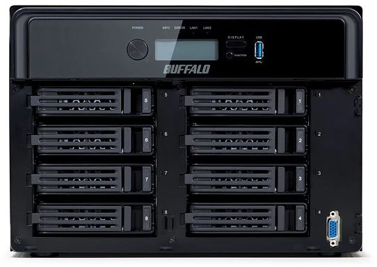 Buffalo TeraStation 5800 24TB, 2GB RAM, 2x RJ-45 1000Base-T, 3x USB-A 3.0
