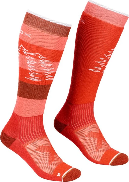 Ortovox Freeride Long Socken clay orange (Damen)