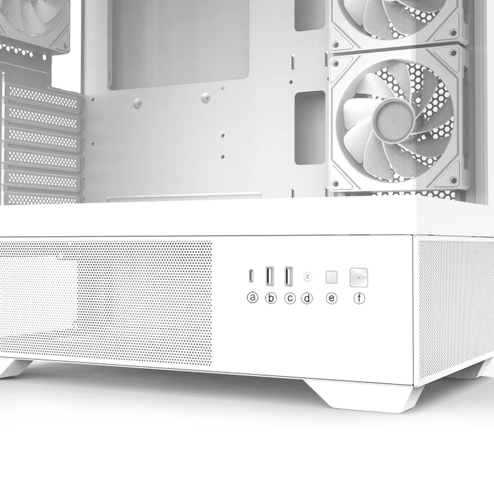 Zalman Chronix V2 White, weiß, Glasfenster
