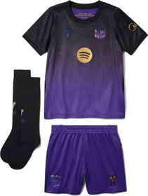 Nike FC Barcelona Stadium 2026/2027 Auswärtsausrüstung kurzarm field purple/black/metallic gold (Junior)