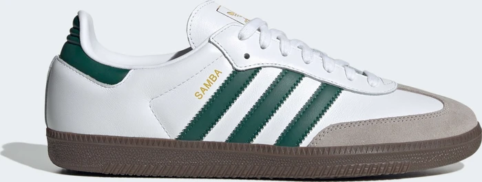 adidas Samba OG cloud white/collegiate green/clear granite