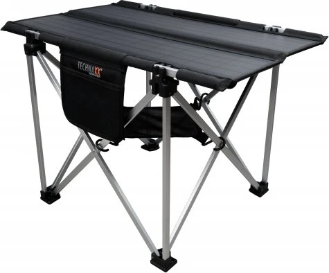 Technaxx TX-252 Faltbarer 60 Watt Solar Campingtisch schwarz