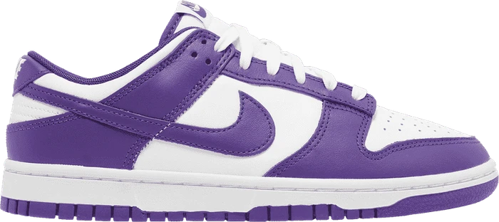 Nike Dunk Low Retro white/court purple (Herren)