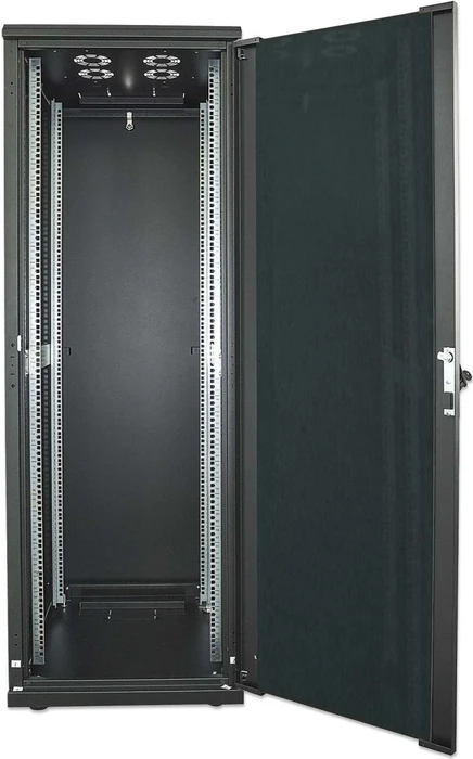 Intellinet 19" Netzwerkschrank 32HE, montiert, Sicherheitsglastür, IP20, RAL 9005, 800mm tief
