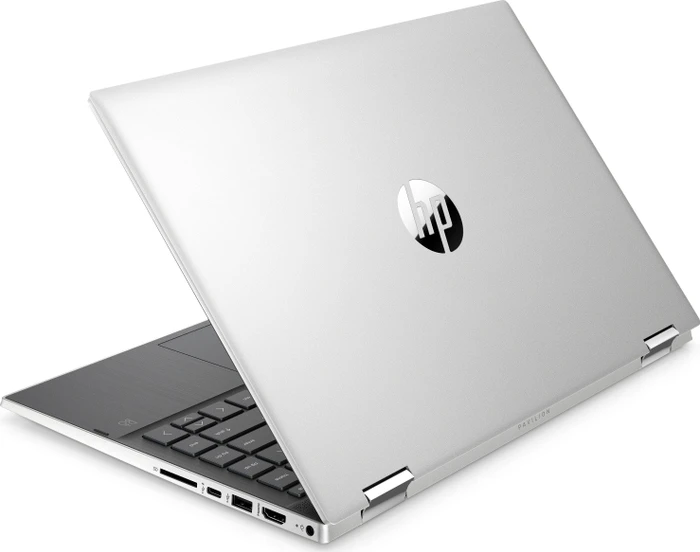 HP Pavilion x360 Convertible 14-dw1434ng, Natural Silver, Core i3-1115G4, 8GB RAM, 512GB SSD, DE