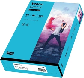 inapa tecno colors Universalpapier blau, A4, 80g/m², 500 Blatt