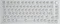 Glorious GMMK Pro 75% Layout Barebone Tastatur, White Ice weiß, ANSI Vorschaubild