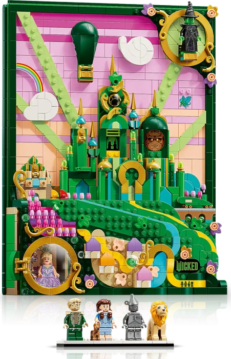 LEGO Wicked - Emerald City Wandkunst