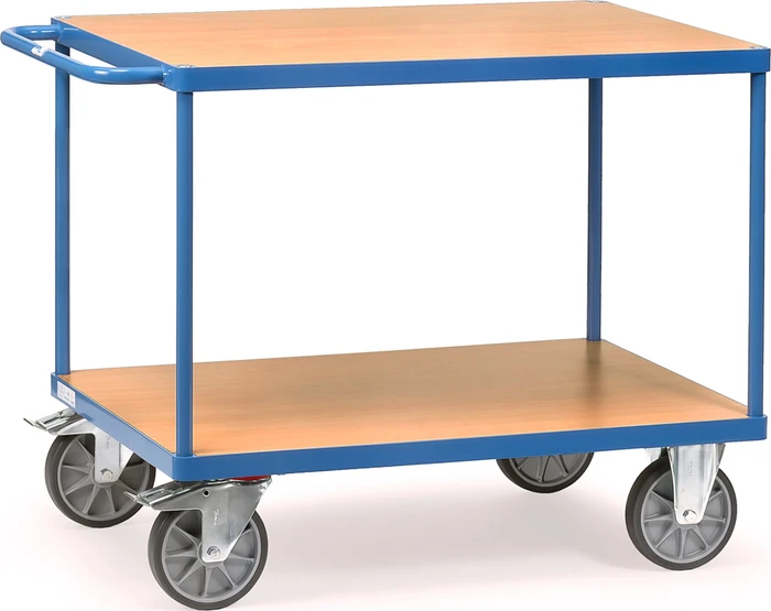 fetra Tischwagen schwer 139.7x90x80.9cm blau