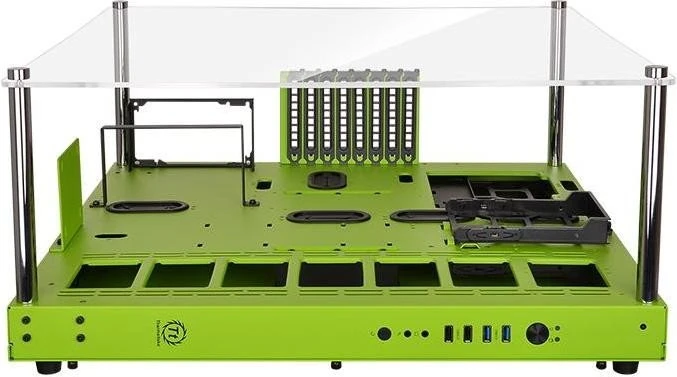 Thermaltake Core P5 grün, Acrylfenster