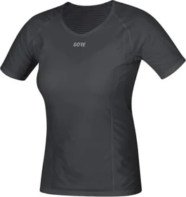 Gore Wear Windstopper Base Layer Funktionsshirt kurzarm schwarz (Damen)