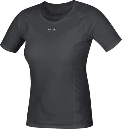 Gore Wear Windstopper Base Layer Funktionsshirt kurzarm schwarz (Damen)