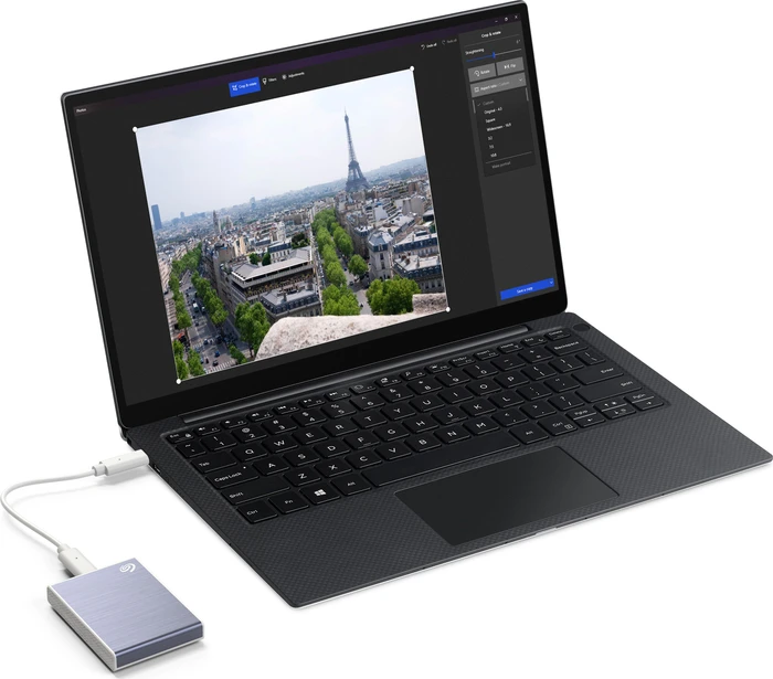 Seagate One Touch SSD, blau, 2TB, USB-C 3.1