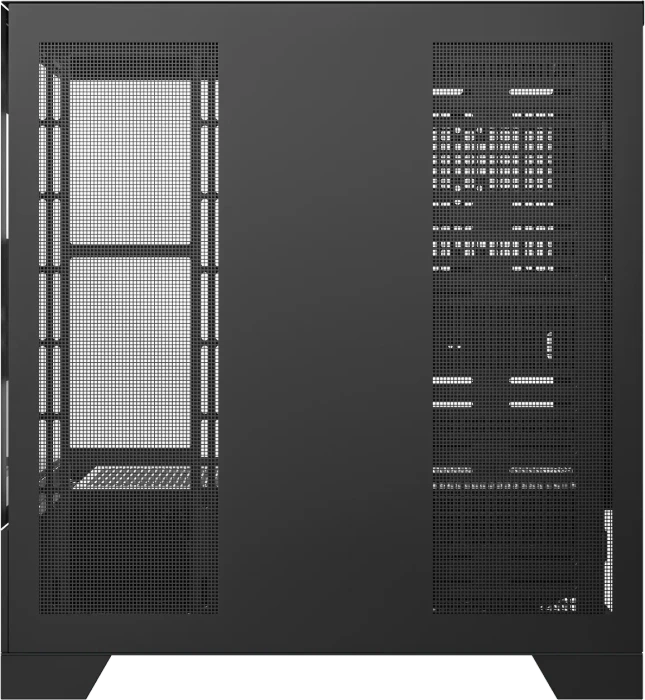 DarkFlash DY451 Pro Black, ohne Lüfter, Glasfenster