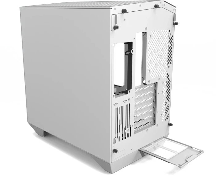 DarkFlash DY470 Ice White, inkl. Lüfter, Glasfenster