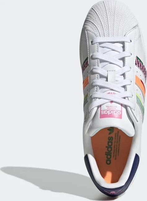 adidas Superstar cloud white/night sky/green (Damen)