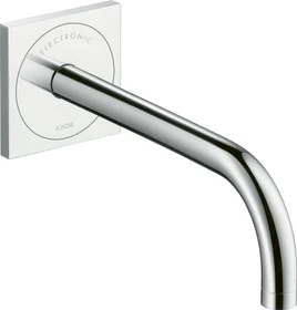 Hansgrohe Axor Uno elektrische Waschbeckenarmatur 225 mit Temperaturvoreinstellung und Netzanschluss chrom