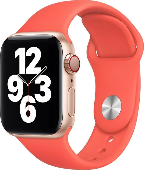 Apple Sportarmband Regular für Apple Watch 40mm zitruspink