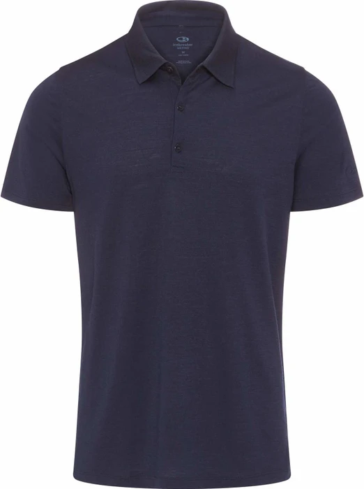 Icebreaker Tech Lite SS Poloshirt kurzarm midnight navy (Herren)
