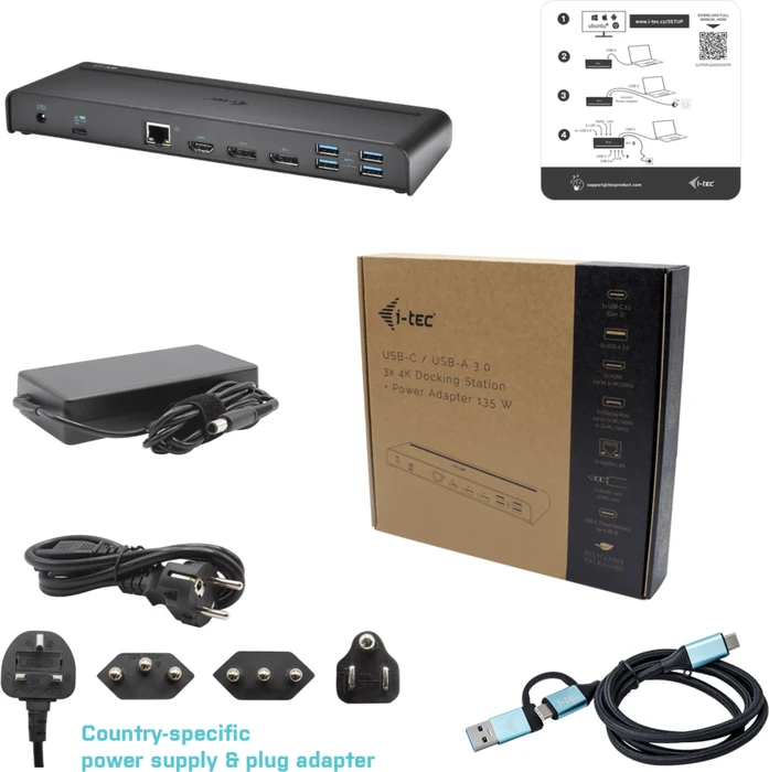 i-tec USB-C 4K Universal Docking Station, USB-C 3.0 [Buchse]