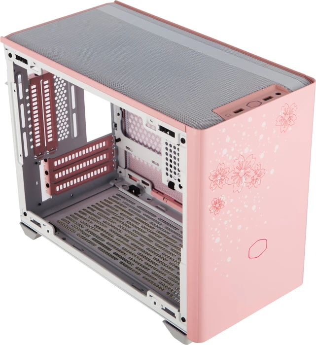 Cooler Master MasterBox NR200P Sakura Limited Edition, rosa, Glasfenster, Mini-ITX