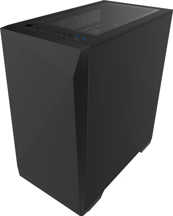 Zalman Z1 Iceberg_Black, schwarz, Glasfenster