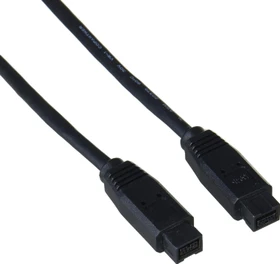 StarTech FireWire IEEE-1394b Kabel, 9-Pin [Stecker] auf 9-Pin [Stecker], schwarz, 3m
