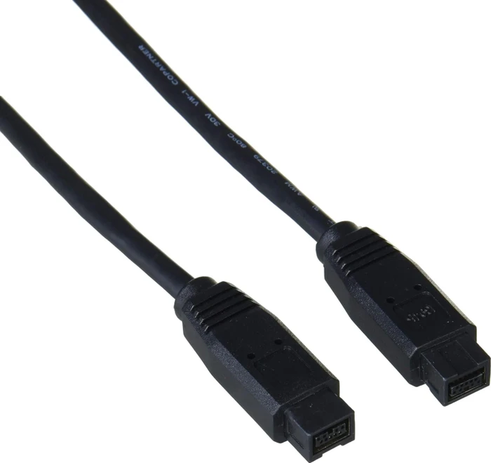 StarTech FireWire IEEE-1394b Kabel, 9-Pin [Stecker] auf 9-Pin [Stecker], schwarz, 3m