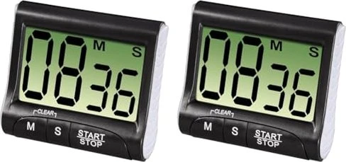 Xavax Countdown Kitchen Timer schwarz